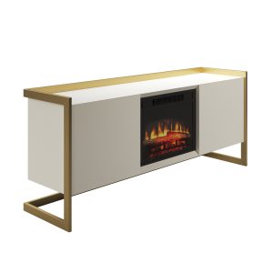Mueble TV Chimenea Sori